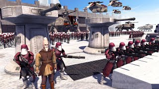 Clone Marines Defend CITY WALLS From Invasion  Men of War Star Wars Mod [upl. by Econah382]