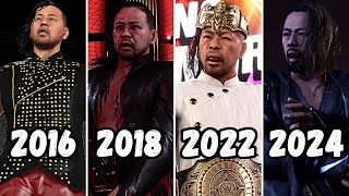 Evolution of Shinsuke Nakamura Entrance 2016 2024  WWE Games [upl. by Aihsyn]