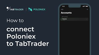 HOW TO Connect Poloniex to TabTrader via API key mobile app [upl. by Assirual]