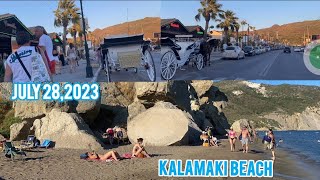 KALAMAKI BEACH ZAKYNTHOS ISLAND July 282023  Summer 2023  Zante [upl. by Ravo]