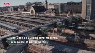 Projet dextension de la Gare de Luxembourg et la passerelle à Bettembourg [upl. by Pas130]