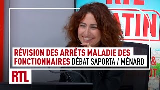 Révision des arrêts maladie des fonctionnaires  Débat Isabelle Saporta  Robert Ménard [upl. by Leziar360]