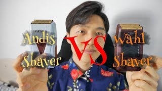 Shaver Andis vs Wahl Review  전기면도기 앤디스 vs 왈 리뷰 [upl. by Albion6]