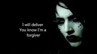 PERSONAL JESUS  Marilyn Manson Version Lyrics on screen [upl. by Stoops]