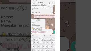 POV DICHAT ORSING😵‍💫 PART 1  tag jkt48 greshan jkt48newera fakechat [upl. by Emersen416]