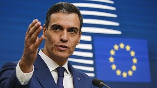 Sánchez insta a UE a quotreconsiderarquot os direitos aduaneiros sobre os automóveis elétricos chineses [upl. by Ailicec]