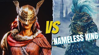 Dark Souls3 Nameless King Vs Malenia  Elden Ring [upl. by Nonnac]