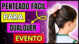 Penteado Fácil para qualquer evento penteados [upl. by Damahom]