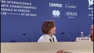 Sigourney Weaver Reflects on Collaborating with Peter Weir  Venice Film Festival Insights [upl. by Farkas]