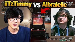 iiTzTimmy team wiped out ALBRALELIE TEAM in 3 Seconds in ALGS SCRIMS 3RD SQUAD [upl. by Blessington]