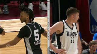 Stephon Castle vs Donovan Clingan at Summer League was a dream come true  Castle  SportsCenter [upl. by Nosyk]