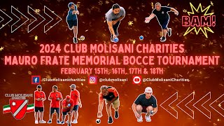 Courts 5amp6 Thursday Night  2024 CMC Mauro Frate Memorial Bocce Tournament [upl. by Orelia]