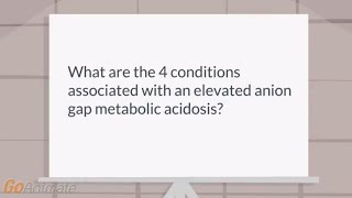 What are causes of anion gap metabolic acidosis [upl. by Damian746]