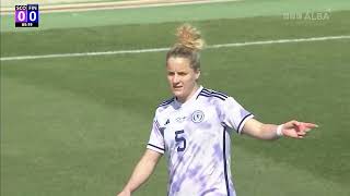 Scotland v Finland  Womens International Friendly 27022024 [upl. by Erie473]