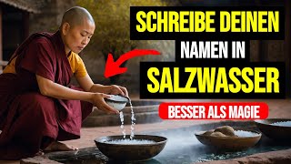 Schreibe deinen Namen ins Salzwasser und erhalte alles was du willst  Buddhistische Geheimnisse [upl. by Atilamrac]