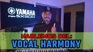 VOCAL HARMONY SX 900  Gustavo Almodóvar M en YAMAHA PSR SX 900 [upl. by Ettevets]