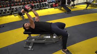 Dumbbell Lying Triceps Extension [upl. by Behah]