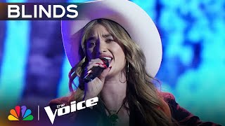 Georgia Starnes Blows the Coaches Away and Earns a FourChair Turn  The Voice Blind Auditions  NBC [upl. by Irrac897]