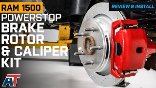 20092018 RAM 1500 PowerStop Z23 Evolution Sport 5Lug Brake Rotor and Pad Kit Review amp Install [upl. by Ennylhsa349]