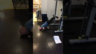 Flexiones de brazos declinadas Declined push ups [upl. by Emerej]