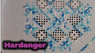 Hardanger embroidery techniques tutorial  Buttonhole Edging [upl. by Boice36]