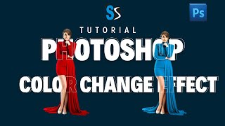 Photoshop color change effect tutorial [upl. by Iclek859]