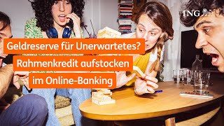 Rahmenkredit erhöhen im OnlineBanking [upl. by Ophelie299]