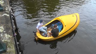 Boating on the Canals of Amsterdam [upl. by Anemij801]