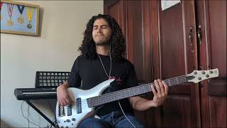 Cant Help It Esperanza Spalding  Bass Cover [upl. by Surazal]