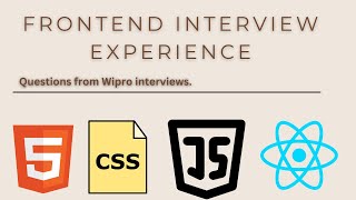 Fresher Interview Experience MOCK HTML CSS JavaScript [upl. by Boris]