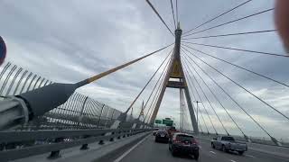 Bhumibol Bridge 1 Thailand 🇹🇭🥰 bangkokthailand bangkokbridge bangkoktravel thailand bangkok [upl. by Dev]