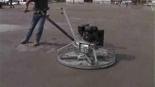 65hp Boren Power Trowel with a Pan [upl. by Rheta]