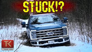 Taking the Ford F250 Tremor in DEEP Can it Push Through the Mud Water amp Ice [upl. by Rourke25]