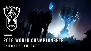 2016 World Championship Group Stage Day 6 Indonesian Cast [upl. by Ecienal]