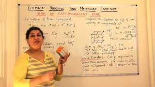 Electrovalent Bond And Lattice Enthalpy  Chemical Bonding And Molecular Structure Part 5 [upl. by Shanley]