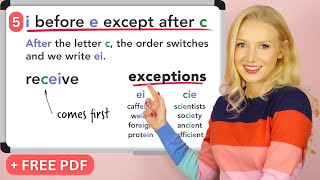 5 spelling rules and exceptions to improve your English [upl. by Atinihs]