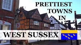 Top 10 PRETTIEST Towns in WEST SUSSEX [upl. by Nnylkcaj749]