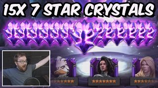 15x 7 Star Crystal Opening  THE BIG CLEANUP  Marvel Contest of Champions [upl. by Nahtnaoj921]