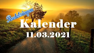 Der MitsingKalender am 11032021  Tag 70 [upl. by Florence]