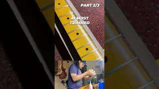 Japanese Fender Stratocaster Refret  Part 2 of 3 [upl. by Sapienza544]