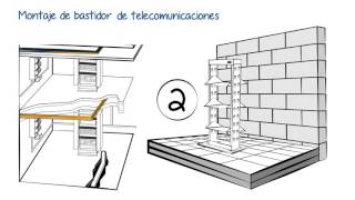 Montaje de bastidor de telecomunicaciones [upl. by Kelwin]