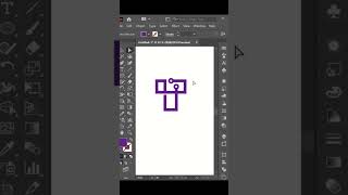 Technology logo Design  Adobe illustrator shorts tutorial draw [upl. by Arodasi338]