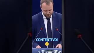 INSULTI ALLITALIA INSULTI ALLA MELONI VERGOGNA ALLEUROPARLAMENTO INCAPACI E LADRI euro yt [upl. by Onairam]