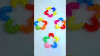 Pop tubes satisfying video  asmrsounds relaxing creative diy satisfying shorts [upl. by Ardra]