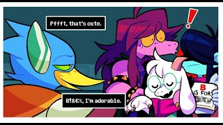 Teaching Ralsei To Swear  Deltarune Comic Dub [upl. by Briggs]