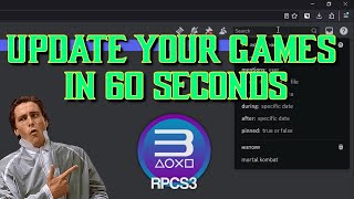 How To Update Any PS3 Game For RPCS3 In 60 Seconds [upl. by Margalit201]