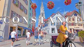 Konstanz borders Switzerland  Unique location on Lake Constance  University city walking tour 4K [upl. by Lrac342]