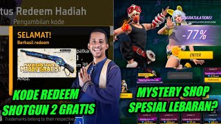 BOCORAN MYSTERY SHOP SPESIAL LEBARAN  KODE REDEEM FF HARI INI 2024  Free Fire [upl. by Rosalia]