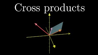 Cross products  Chapter 10 Essence of linear algebra [upl. by Nnauol]