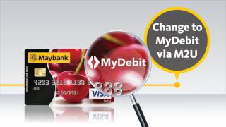 Debit Card Replacement to MyDebit Card via Maybank2u [upl. by Jerol]